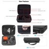 TEKCAM Action Camera Carrying Case Protective Storage Bag Compatible with
