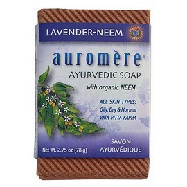 Auromere Ayurvedic Neem Lavender Neem Soap 78g