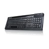 IOGEAR 104-Key Keyboard with Integrated Smart Card Reader GKBSR201TAA, Black