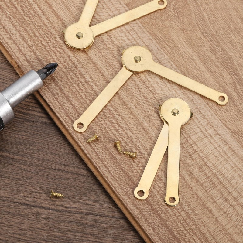 sourcing map 2Pcs Lid Support Hinge, 2.7"x0.8" 180 Degree Rotatable