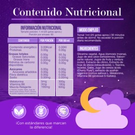 Superlabs Melatonina Líquida 5mg gabal-teaninavitaminab6                                                                                              