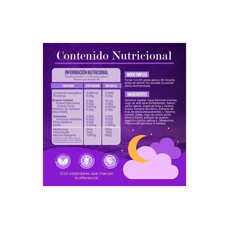 Superlabs Melatonina Líquida 5mg gabal-teaninavitaminab6