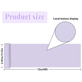 Purple Lavender Bulletin Board Roll Reusable Waterproof Erasable Bulletin Board Wrinkle Resistant Poster Non-Woven Fabric Bulletin Board Roll for Classroom Decor Wrap Craft DIY Craft 15.55inx40ft
