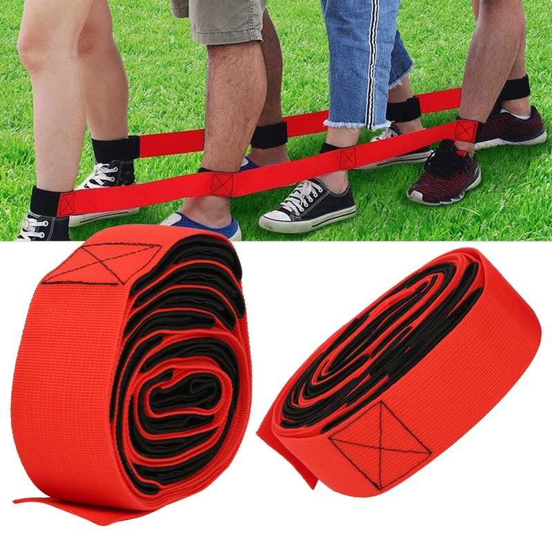2Pcs Fun Outdoor Sports MultiPlayer Activities Giant Footstep Tram Padfoot