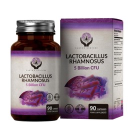 EN Lactobacillus Rhamnosus | 90 High Strength Rhamnosus Probiotic Capsules - 10 Billion CFU L-Rhamnosus Probiotics per Serving | Non-GMO, Gluten, Dairy & Allergen Free | Made in The UK