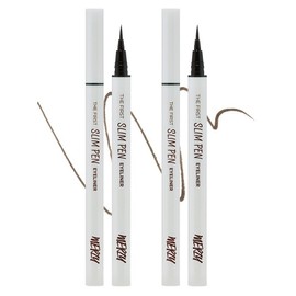 Merging Merzy The First Slim Pen Eyeliner 0.45g, SP2 Choco Fudge, 2 pieces / 머지 더 퍼스트 슬림 펜 아이라이너 0.45g, SP2 초코 퍼지, 2개