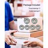 6 Pack Saw Bearings Compatible with Grizzly G0555 Band Saw,