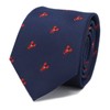 MENDEPOT - Corbata con diseño de langosta, color rojo y