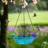 Bird Baths for Outdoors | Solar Bird Fountain,Hangable Drinking Feeder
