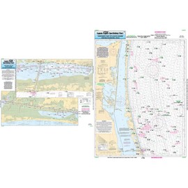 Nearshore/Inshore Laguna Madre North, TX - Laminated Nautical Navigation & Fishing Chart by Captain Segull's Nautical Sportfishing Charts | Chart # LMN53