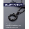 Bandmax Dragon Chain Men's Stainless Steel Chain Curb Chain Dragon