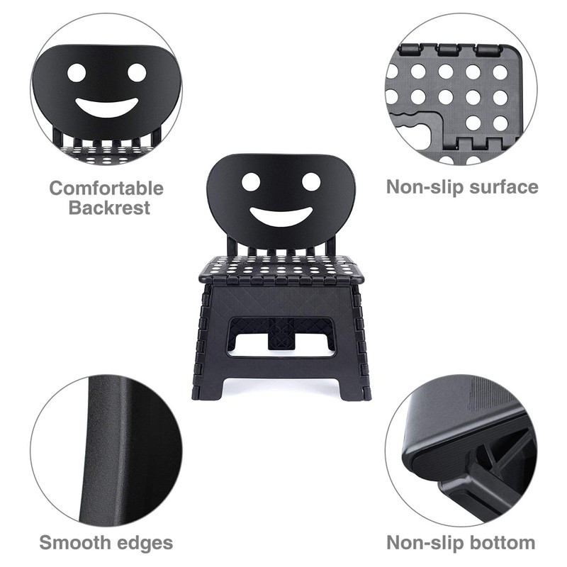 ACSTEP Heavy Duty Step Stool with Back Support, Kids Step
