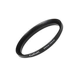 Fotodiox Metal Step Up Ring, Anodized Black Metal 55mm-58mm