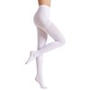 leg elegant Women's 80 Den Microfiber Soft Opaque Tights Pantyhose