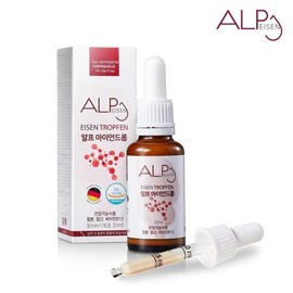 Alp Nutrition Germany's Best Iron Supplement Alp Iron Drop Vegan Non-heme Iron Children's Iron Supplement Pregnancy Iron / 알프 뉴트리션 독일 최우수상 철분제 알프아이언드롭 비건 비헴철 어린이철분제 임산부철