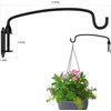 Garkup 8 Pack Hanging Plant Bracket Wall Mounted Hooks for