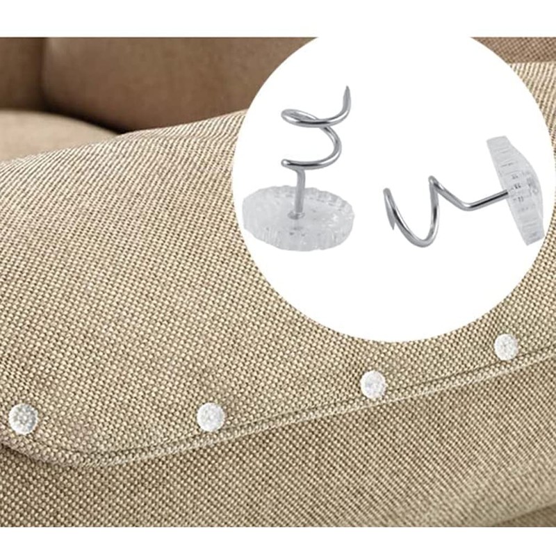 Haobase 180Pcs Twisty Pins for Upholstery, Slipcovers and Bedskirts