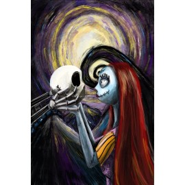 Nightmare Before Christmas Jack Skellington and Sally Poster 24X36 inches