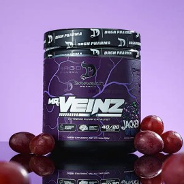 Dragon Pharma Mr. Veinz Pre Workout Powder – Non-Stim Formula with Citrulline, Beta Alanine & Nitrosigine – 40 Servings