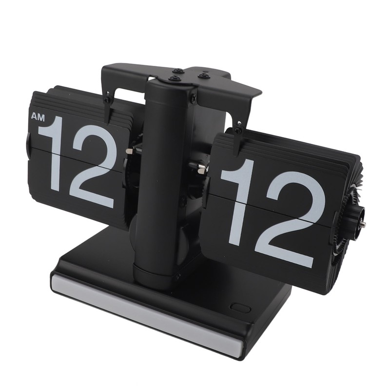 Retro Digital Flip Down Clock Battery Powered Flip Desk Clock