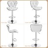 Yaheetech Bar Stools Set of 2, Island Chairs Shell Back,