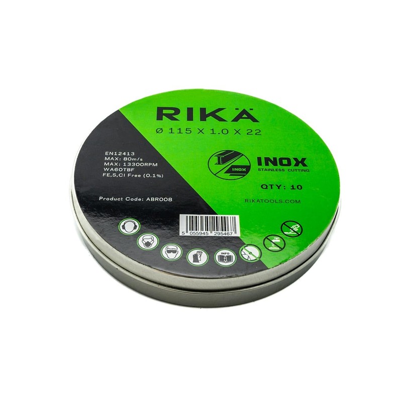 Rikä ABRR008 Stainless Thin Cutting Disc INOX 115 x 1.0