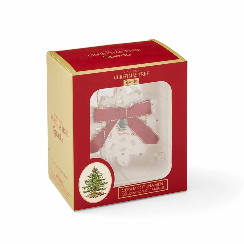 Spode Snowflake Christmas Tree Decoration
