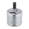 2 x Ashtrays with Swivel Lid Metal Outdoor & Indoor