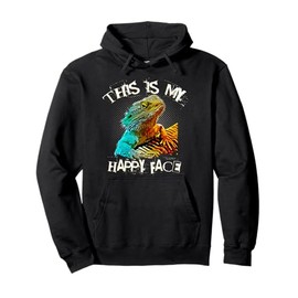 This is my Happy Face Funny Pet Bearded Dragon Pullover Hoodie