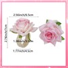 Petunny Floral Napkin Rings Set of 6 Rose Flower Napkin