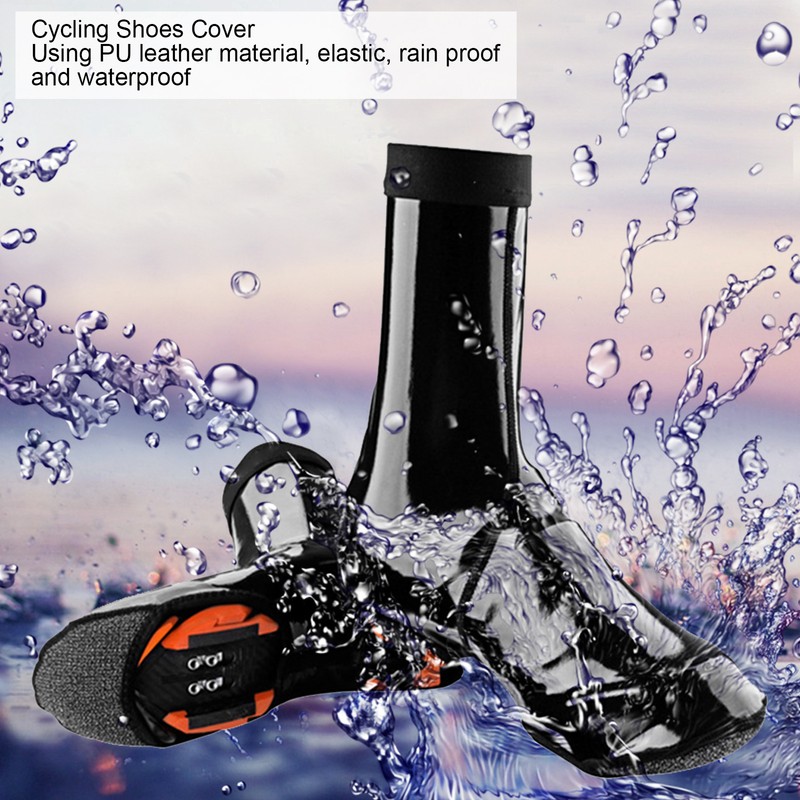 1 Pair Cycling Shoe Covers Keep Warm Waterproof Windproof Bicycle