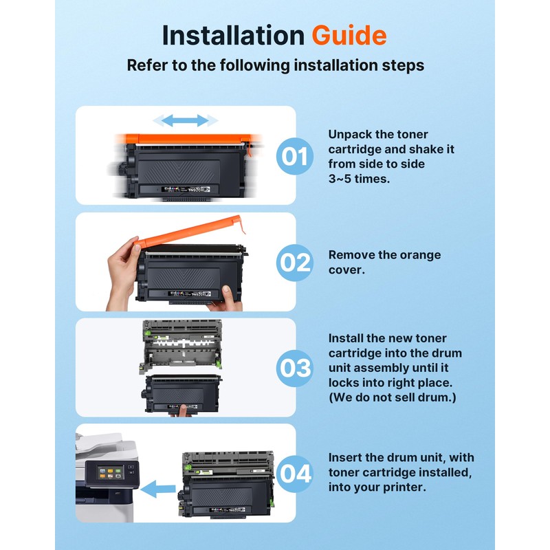 E-Z Ink E525W E525 525w Toner Cartridge Replacement for Dell