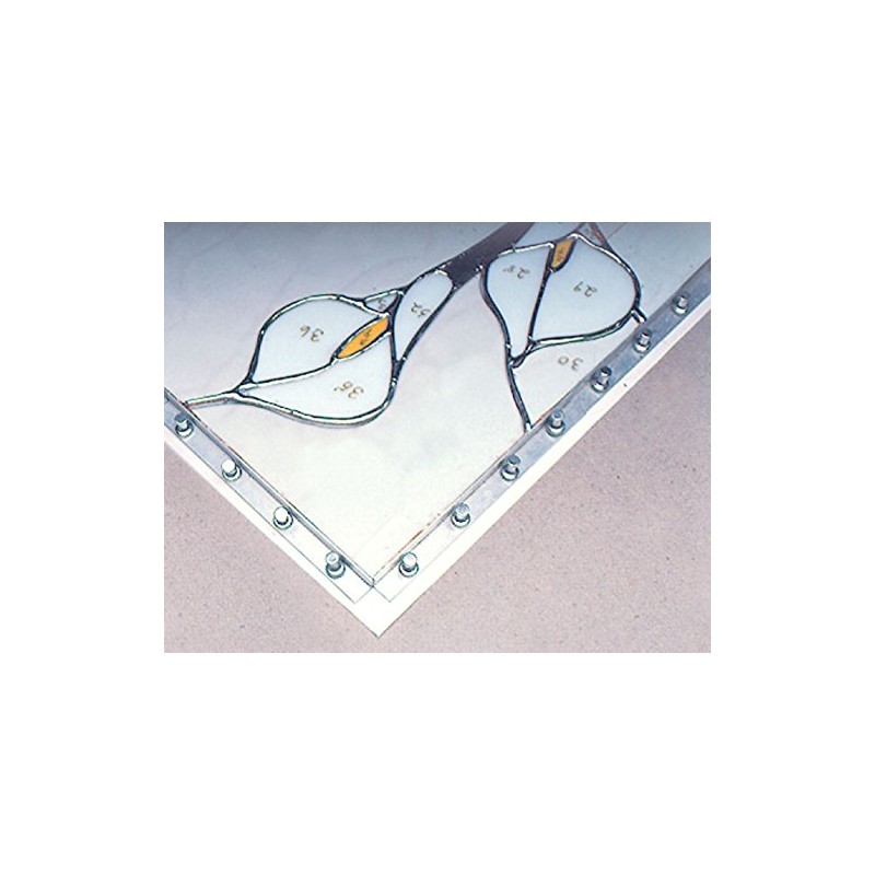 Morton Glass Works 17" Layout Add-Ons for Glass Projects LB17