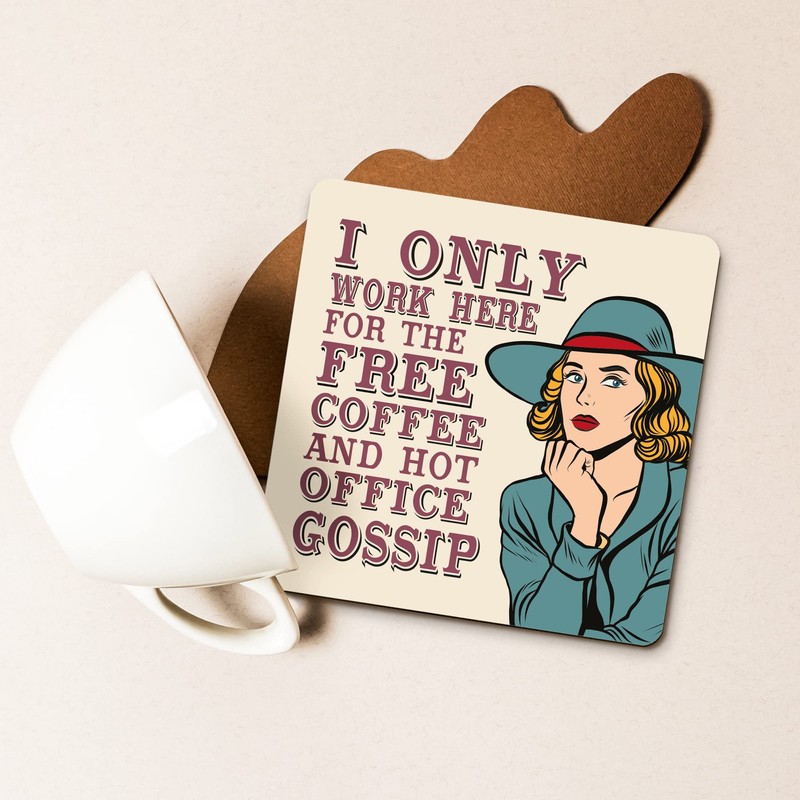 Dorothy Spring I Only Work Here for Coffee Funny Retro