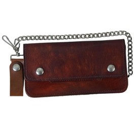 Hot Leathers (WLC2007 Brown, 8") Bi-Fold Wallet