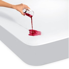 Dreamzie - Mattress protector 120 x 200 cm - durable and waterproof mattress topper - mattress protector 120 x 200 cm - optimal protection and breathable