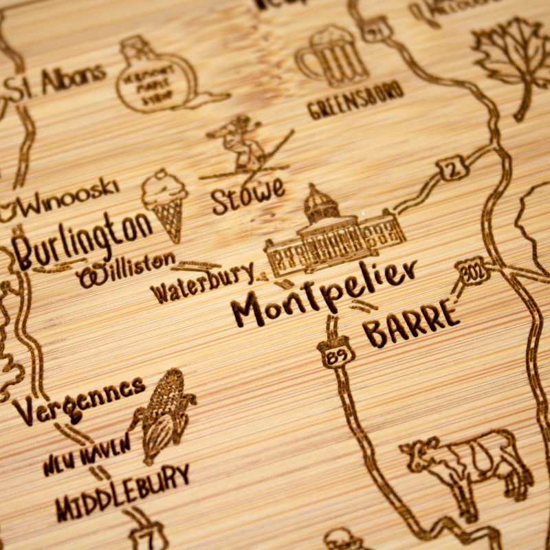 Totally Bamboo A Slice of Life Vermont Bamboo Serving and