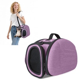 Dog Bag Cat Carrier Pet Carrier Travel Transport Box for Puppies Dogs Cats Small Animals Breathable Foldable with Shoulder Strap Soft Side Panels