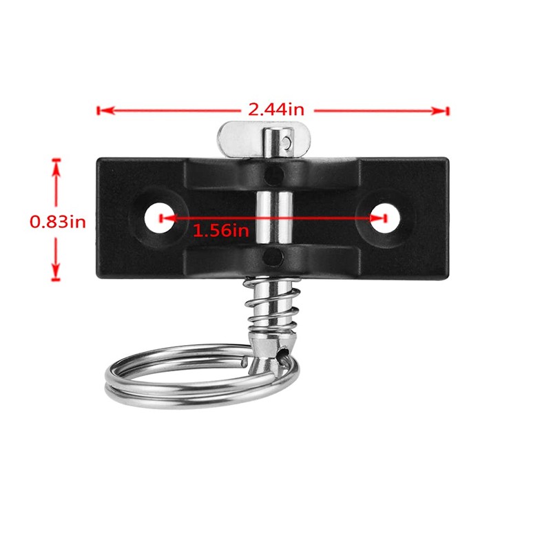 Nylon Bimini Top Deck Hinge with Removable Stainless Steel Pin