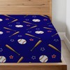Allenjoy Baseball Ball Bat Sports Games Sheets Set with Fitted