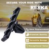 Rexka 15pcs Rocker Panel Ground Effects Moulding Clips for Ford