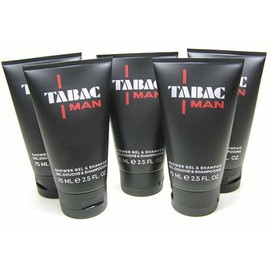Tabac Man 5x Shower Gel & Shampoo 75 ml (Total 375 ml) Travel Size