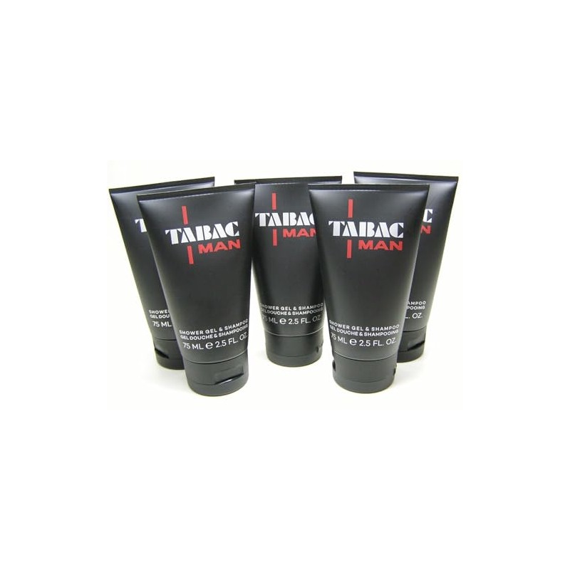 Tabac Man 5x Shower Gel & Shampoo 75 ml (Total