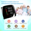 Rechargeable Wrist Blood Pressure Monitor LED Heart Rate Monitor Voice