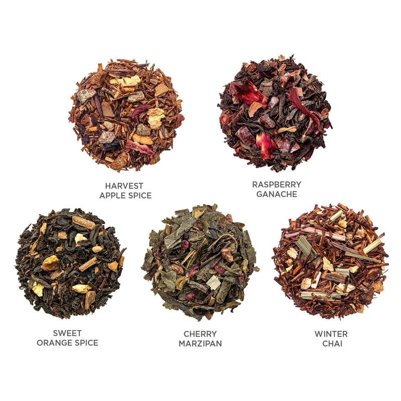 Tea Forte, Geschenkbox Teetruhe Geschenkset 20 verschiedene Sorten Handmade Pyramide