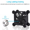 upHere PC Fan,80mm Silent USB Fan with 3 Adjustable Wind