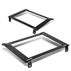 DNA MOTORING SBK-LM-RSX Pair of Low Mount Tensile Steel Seat Brackets Compatible with 02-06 RSX,Black