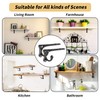 Shelf Brackets 4 Inch 2 Pack, Cast Iron Shelf Brackets