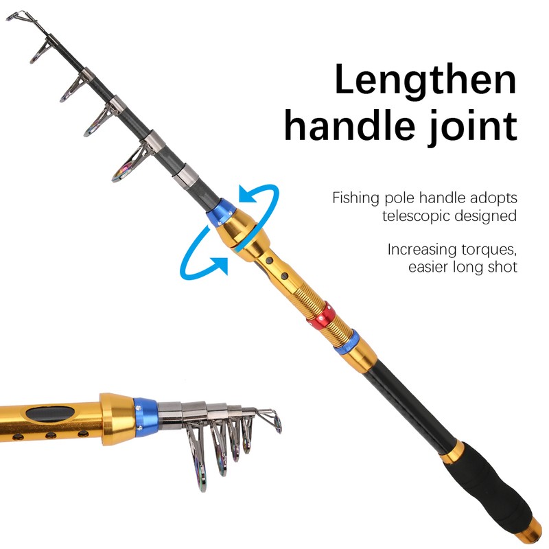 27488‑210 High Carbon Fiber 2.1M Rod Long Shot Sea Fishing