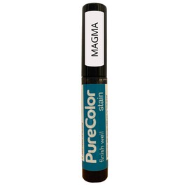 PureColor - Wood Stain and Finishes - Eco-Friendly, Vivid Colors, Deep Pigment, Ready to Use, Water-Based, Low VOC, No Odor, & Easy Clean-Up. 10 ml. Sample Pen, Magma